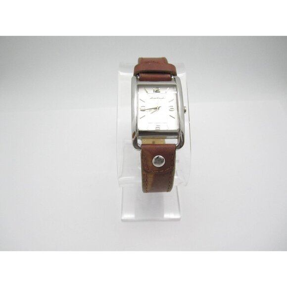 Women Eddie Bauer Quartz WR Analog 24mm Tank Watch (I32) "New Battery" - Picture 9 of 13